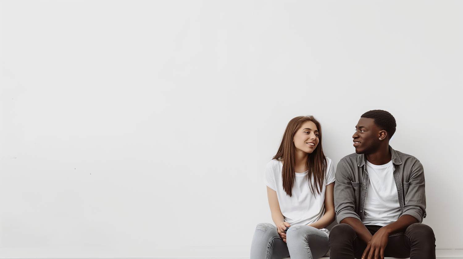 A couple engaging in open and empathetic communication, symbolizing improved relationship dynamics.