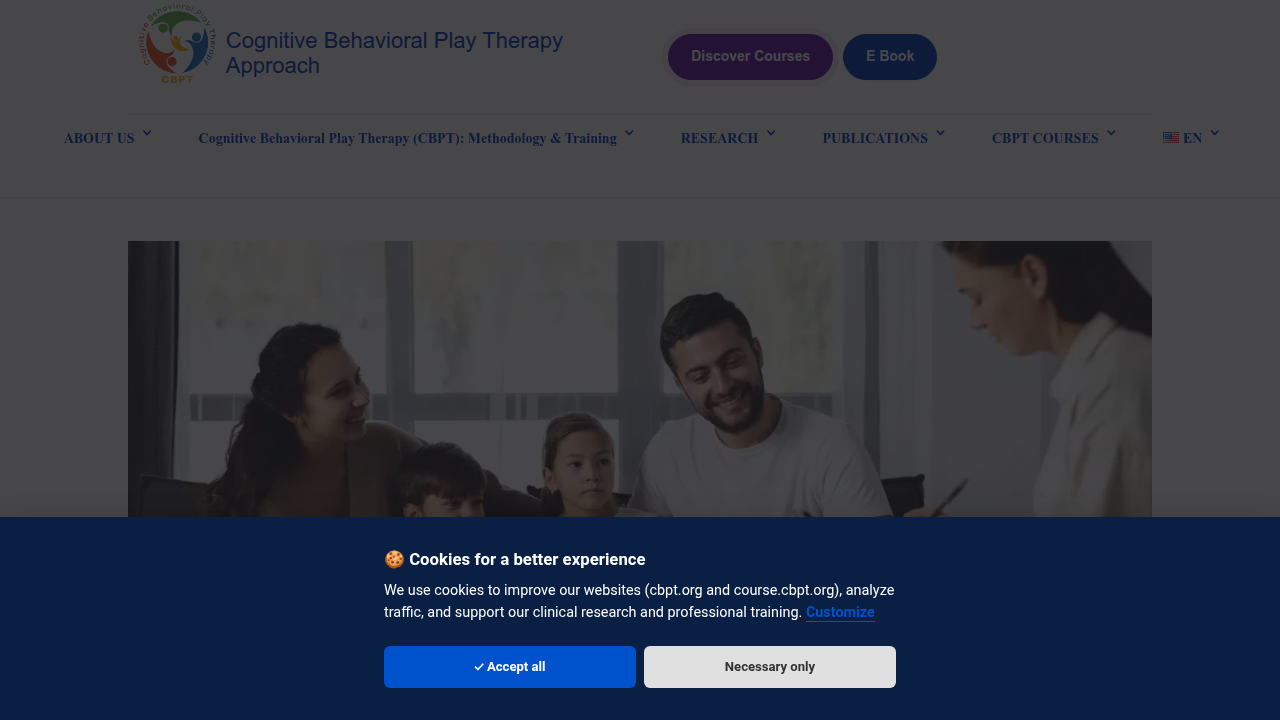 The Cognitive Behavioral Play Therapy (CBPT) website details this effective approach for helping anxious children.