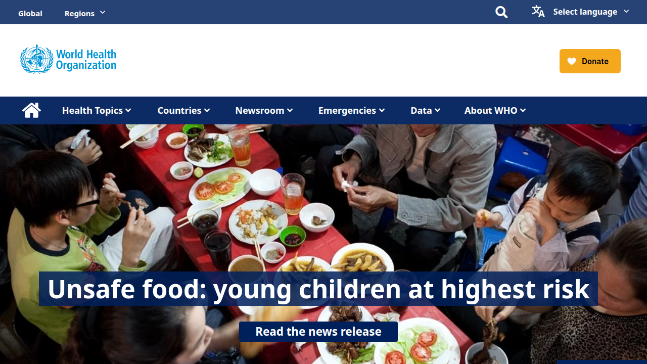 Screenshot of the World Health Organization's page addressing social isolation and loneliness as global health concerns.