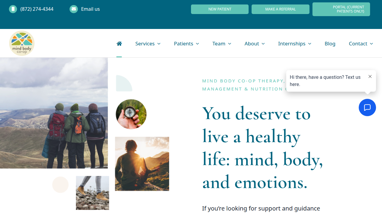Screenshot of MindBodyCoop's article discussing men's mental health, stigma, and ways to find support.