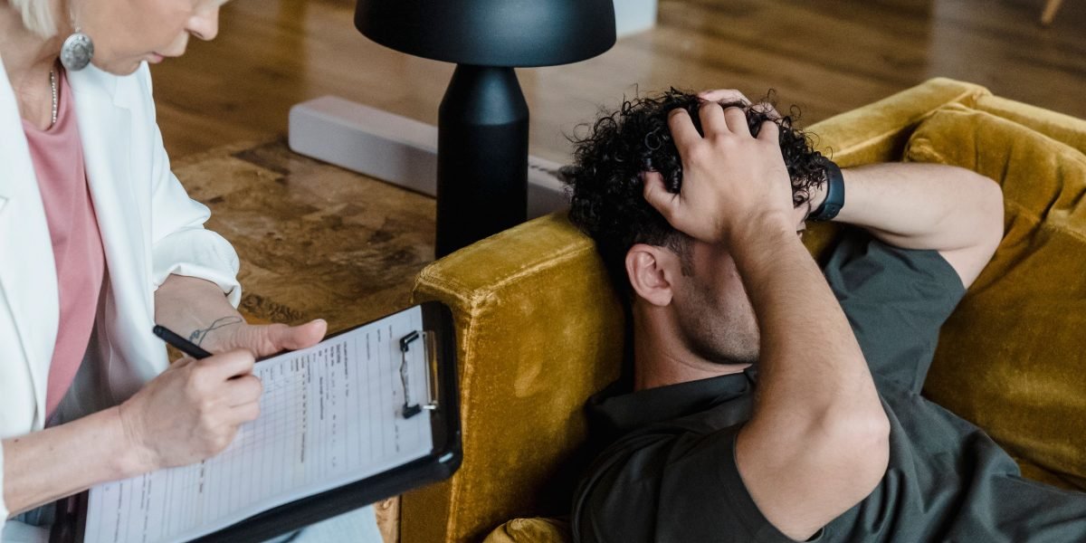 Psychotherapy offers a safe space for men to discuss thoughts and feelings with a trained professional.