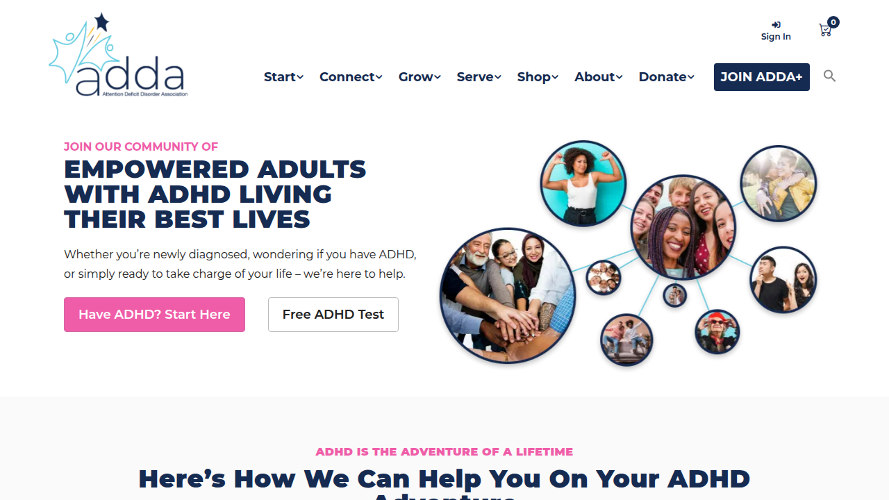 Discover support groups and expert insights on adult ADHD from the ADDA website.